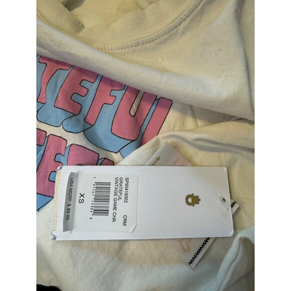 Spiritual Gangster "Grateful" Pullover Activewear Fitness Long Sleeve Tee Shirt - Picture 4 of 7